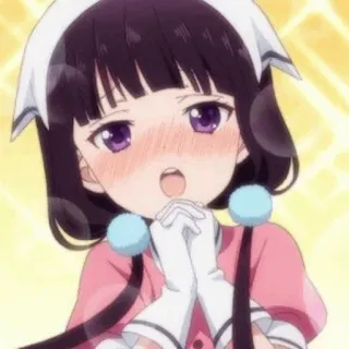 💕 anime, cartoon, cute, kawaii, girl, manga telegram sticker