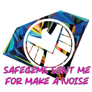 💎 SAFEGEMS SENT ME FOR MAKE A NOISE safegems, safegems, ruído, adesivo telegram sticker