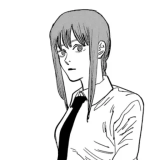 😕 Makima Chainsaw Man anime, manga, chainsaw man, makima telegram sticker