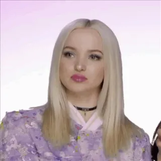 💫 Dove Cameron attrice, cantante, celebrità, ritratto, bionda telegram sticker