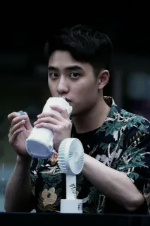 🌿 D.O. kpop, piosenkarz, koreański, D.O., exo, idol, aktor telegram sticker