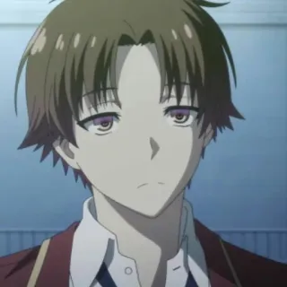 ✨ Ayanokoji Kiyotaka Classroom of the Elite anime, personaggio, classe, élite, ayanokoji telegram sticker