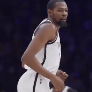 😉 Kevin Durant atleta, basket, giocatore, nba, sport telegram sticker