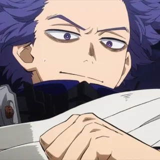 💜 Hitoshi Shinso My Hero Academia Anime, My Hero Academia, Hitoshi Shinso, Personnage, Manga whatsapp sticker