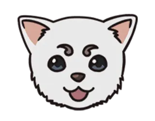 🐶 chien, chiot, mignon, animal, sticker telegram sticker