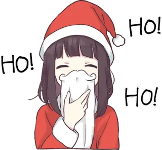 🎅 Ho! Ho! Ho! Рождество, Дед Мороз, Хо Хо Хо, праздничный, зима, праздник telegram sticker