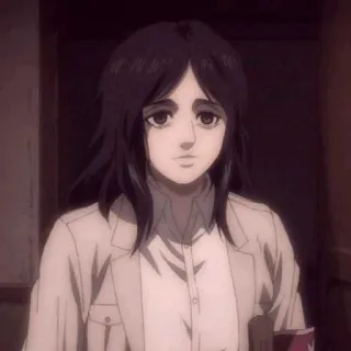 ❤️ Pieck Finger Attack on Titan アニメ, キャラクター, 進撃の巨人, ピーク・フィンガー telegram sticker