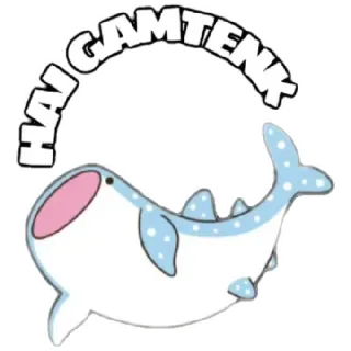 😁 HAI CAMTENK cá mập voi, Hai Camtenk, dễ thương, động vật, sinh vật biển telegram sticker