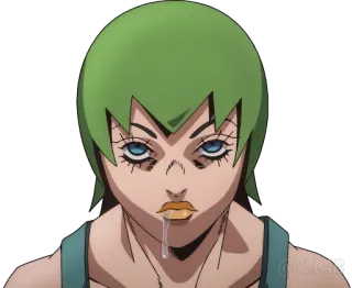 🤤 Foo Fighters JoJo's Bizarre Adventure anime, jojo, foo fighters, jojo's bizarre adventure, cartoon telegram sticker