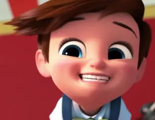 😬 Tim Templeton The Boss Baby bebê, desenho animado, personagem, menino telegram sticker