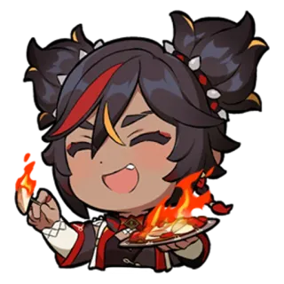 Genshin Impact | @genshinimpactblednaya telegram stickers
