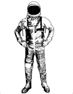 Astronautas varios telegram stickers