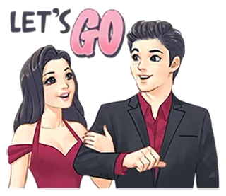 RomanticCouple telegram stickers