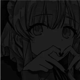 😖 anime, girl, heart, love, cute telegram sticker