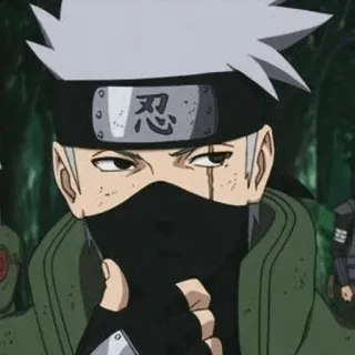 ⛓ Kakashi Hatake Naruto 忍 Anime, Ninja, Kakashi, Naruto, Manga, Cartoon telegram sticker