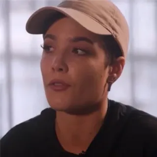😐 Halsey นักดนตรี, นักร้อง, นักแต่งเพลง, ผู้หญิง, คนดัง, คน telegram sticker