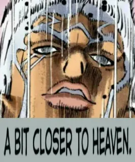 🤤 A BIT CLOSER TO HEAVEN. Anime, Manga, Paradis, Citation whatsapp sticker