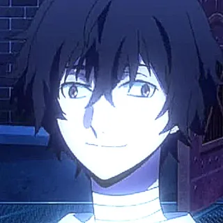 🙂 Osamu Dazai Bungou Stray Dogs Anime, Manga, Bungou Stray Dogs, Osamu Dazai, Dazai, Personaje, Retrato telegram sticker