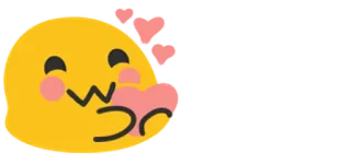 💗 imut, emoji, kawaii, hati, cinta, stiker telegram sticker