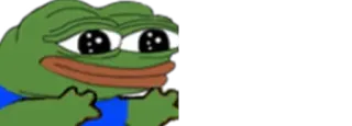 😘 Pepe the Frog Pepe the Frog, meme, internet meme, sad, thinking whatsapp sticker
