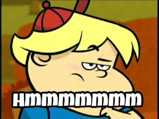🤔 Hmmmmmmmm Мультфильм, Думает, Хм, Размышляет telegram sticker