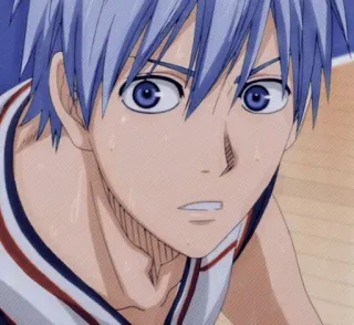 🎲 Kuroko Kuroko's Basketball anime, basketball, kuroko, manga telegram sticker