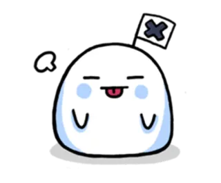 ❌ Dibujos animados, Personaje, Mancha, Mono, Divertido whatsapp sticker