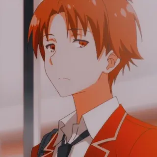 😶 Ayanokouji Kiyotaka Classroom of the Elite Anime, Classroom of the Elite, Ayanokouji Kiyotaka, Personaggio, Adolescente, Uniforme scolastica telegram sticker