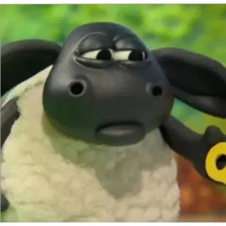 🐑 Shaun Shaun the Sheep mouton, dessin animé, personnage, animal telegram sticker