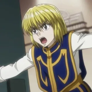 🕷️ Kurapika Hunter x Hunter anime, manga, character, kurapika, hunterxhunter telegram sticker
