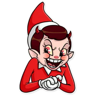 Elf on The Shelf whatsapp stickers