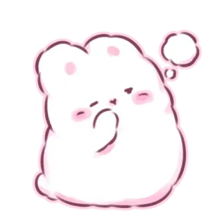 📩 lindo, dibujos animados, conejo, animal, kawaii, chibi telegram sticker