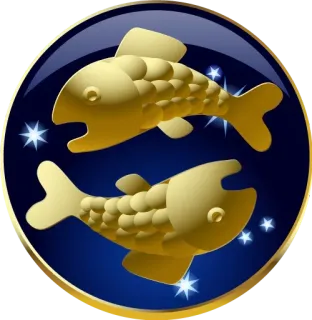 😟 pisces, zodiak, astrologi, tanda, ikan telegram sticker
