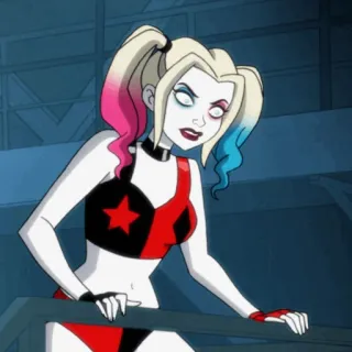 🎪 Harley Quinn 할리 퀸, 만화, DC 코믹스, 악당 telegram sticker