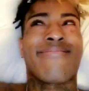 😆 XXXTentacion rapper, musician, artist, XXXTentacion, face telegram sticker