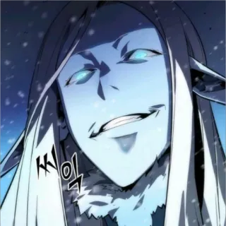 🙂 씨익 Elfo, Monstro, Fantasia, Sorriso, Malvado telegram sticker