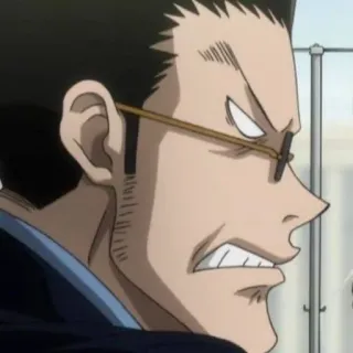 🇯🇵 Leorio Paladiknight Hunter x Hunter anime, hunter x hunter, leorio, character, glasses telegram sticker