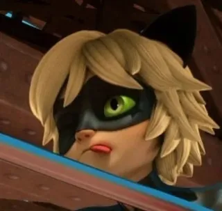 🌟 Chat Noir Miraculous Ladybug การ์ตูน, แมว, ซูเปอร์ฮีโร่, แอนิเมชั่น whatsapp sticker