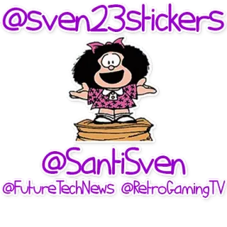 ℹ️ @sven23stickers
@SantiSven
@FutureTechNews @RetroGamingTV adesivo, desenho animado, ilustração, arte digital, personagem whatsapp sticker