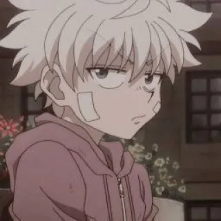 ⚡️ Killua Zoldyck Hunter x Hunter Anime, Hunter x Hunter, Killua, Killua Zoldyck, Dibujos animados, Personaje, Vendajes whatsapp sticker