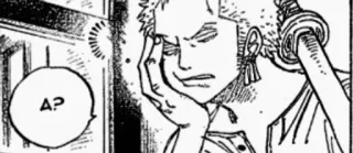 🤌 Zoro One Piece A? Anime, One Piece, Zoro, Postać, Manga telegram sticker