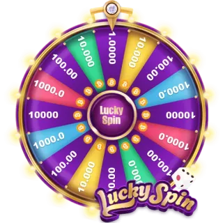 🎡 Lucky Spin, 10.000, 10.00, 100.0, 100.00, 1000.0, 10000, 1.0000 ruleta de la suerte, juego, casino, rueda de premios telegram sticker
