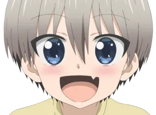🤩 Hana Uzaki Uzaki-chan Wants to Hang Out! Аниме, Милый, Счастливый, Улыбающийся, Узаки-чан, Хана Узаки telegram sticker