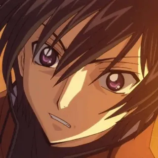 🥀 Lelouch Lamperouge Code Geass Anime, Lelouch, Code Geass, Personaggio, Manga whatsapp sticker