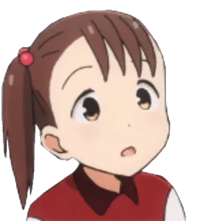 😮 anime, gadis, kartun, karakter, ilustrasi whatsapp sticker