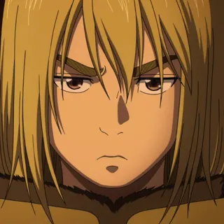 ⚔️ Thorfinn Vinland Saga Anime, Manga, Guerrier, Viking, Blond telegram sticker