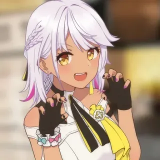 😈 Аниме, Девушка, Мультфильм, Манга, Персонаж, Женщина, Милый telegram sticker