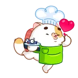 Sushi cat • @TgEmojis telegram emojis 😘