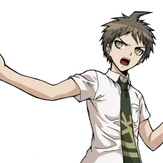 🤗 Hajime Hinata Danganronpa Anime, Personagem, Danganronpa, Hajime Hinata whatsapp sticker