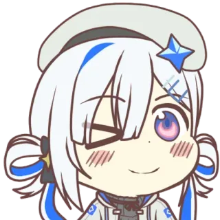 😉 Anime, Fofo, Desenho animado, Personagem, Mascote, Kawaii telegram sticker